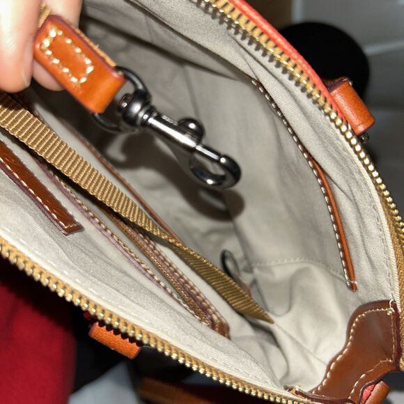 UGA Dooney & Bourke Charlie Handbag Zip Satchel Medium Purse GO DAWGS! - Picture 10 of 13